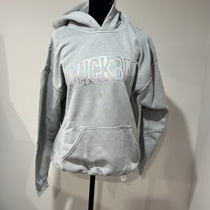 David Dobrick Clickbait grey sweatshirt from Fanjoy. Size M.